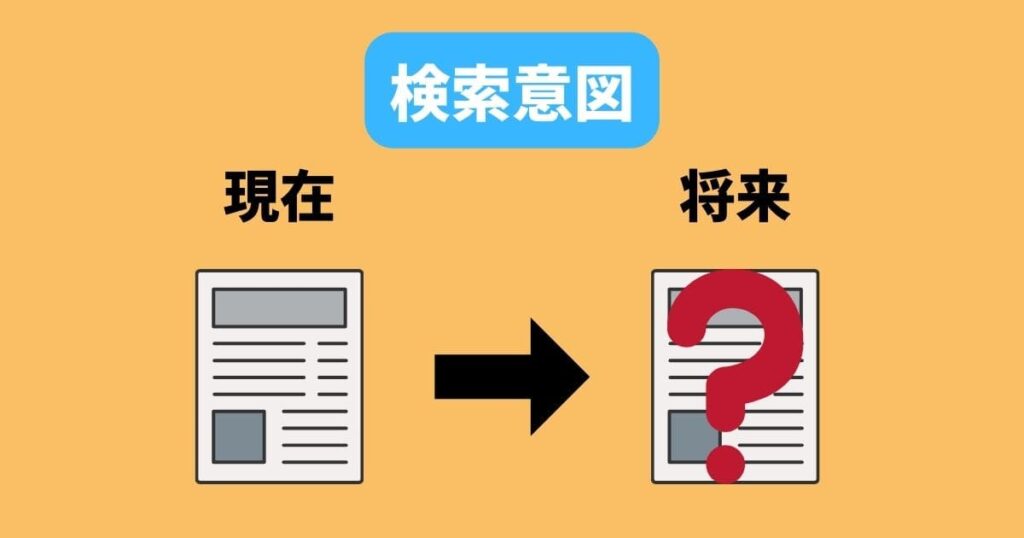 検索意図が少し変わることも考えられる