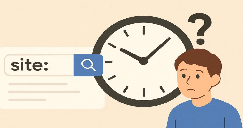 検索結果に出るまでの時間はどれくらい？