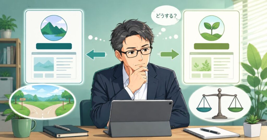 ブログ名を変更するか迷った時の判断基準