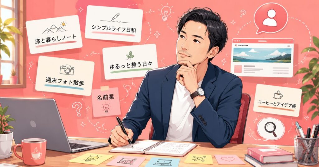 失敗しにくいブログ名の決め方