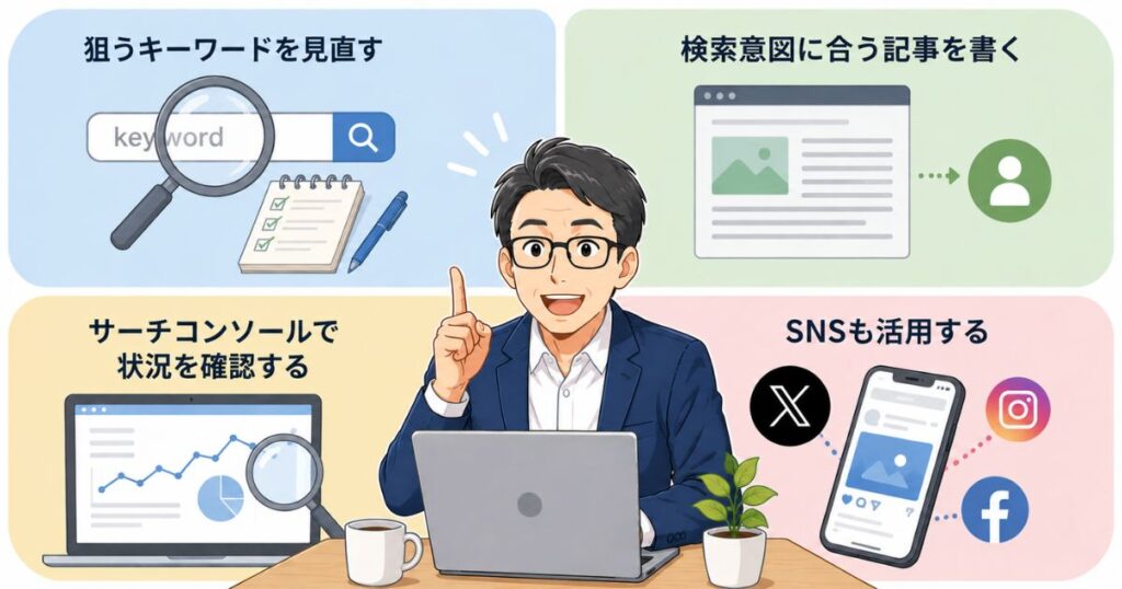 ブログのアクセスゼロから脱出する方法
